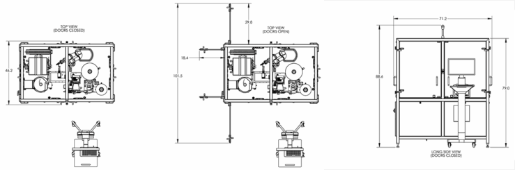 Automated Oral Syringe Packing System Layout Options by FP Developments